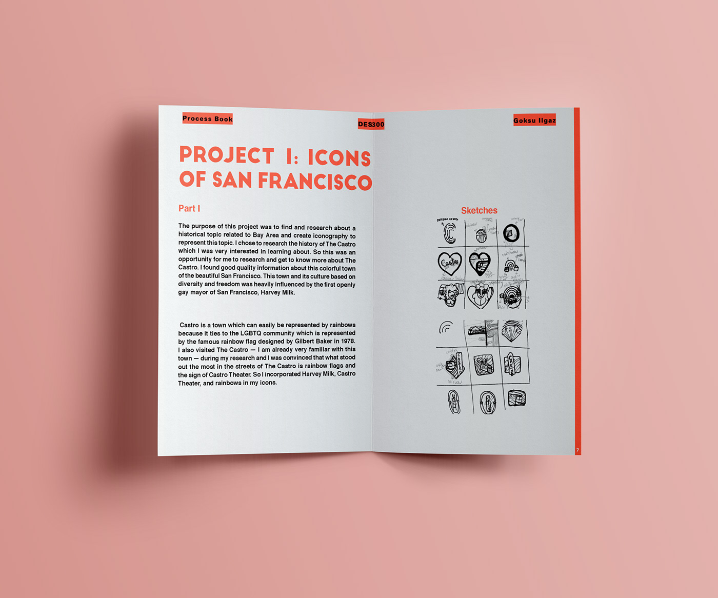 process bok Print Book print Booklet presentation San Francisco State Student work print production