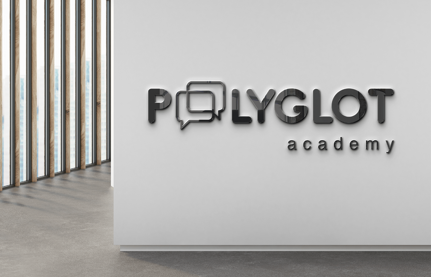 Polyglot academy school learning language Education brand identity Social media post visual identity brandbook