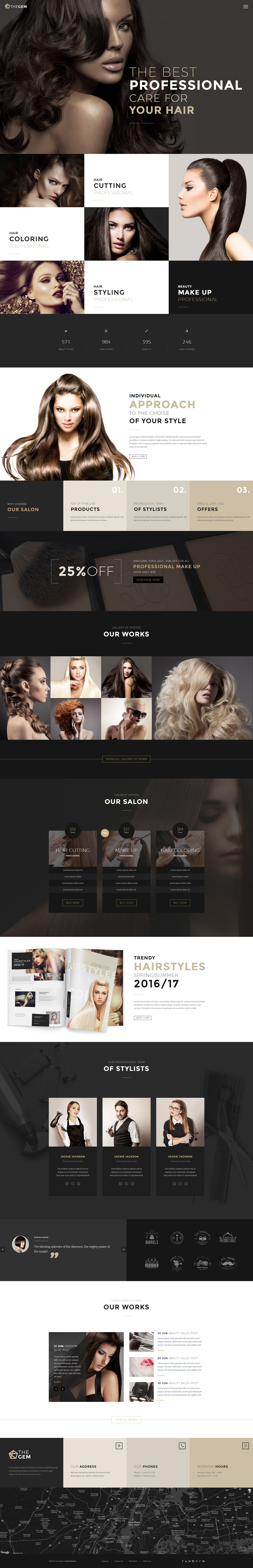 hairdresser hair style hairdresser website Hairdresser Template hair business