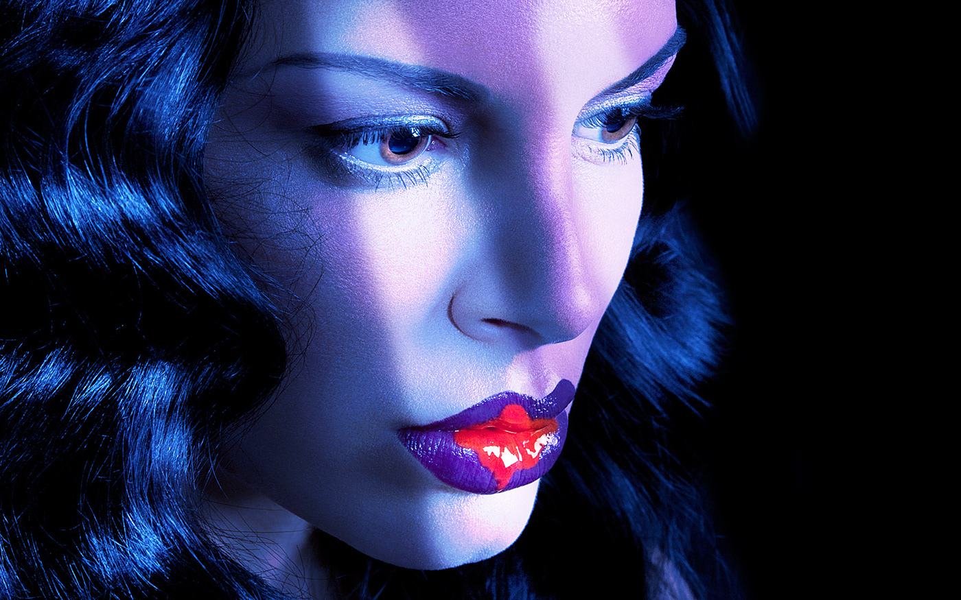 beauty makeup digital conceptual creative stylized hi-end cosmetics lighting Beautiful Colourful 