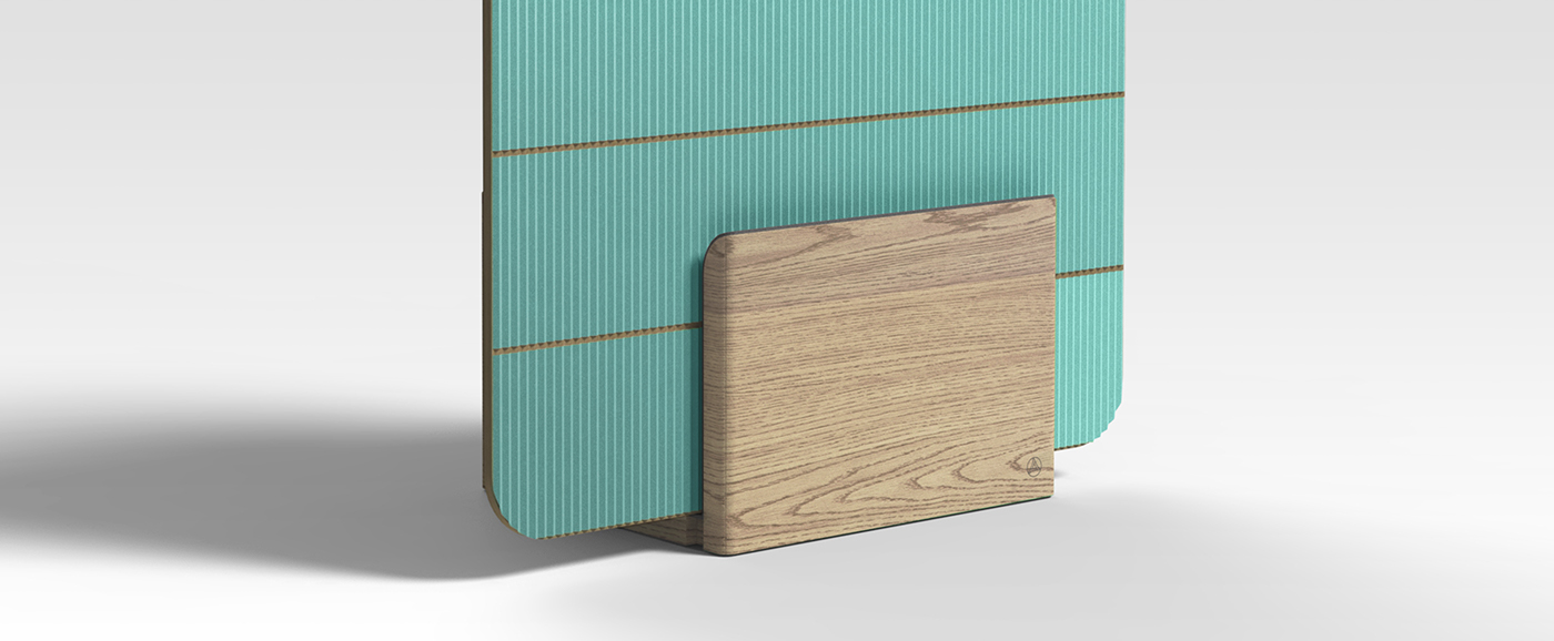 room divider design wood felt furniture storage product