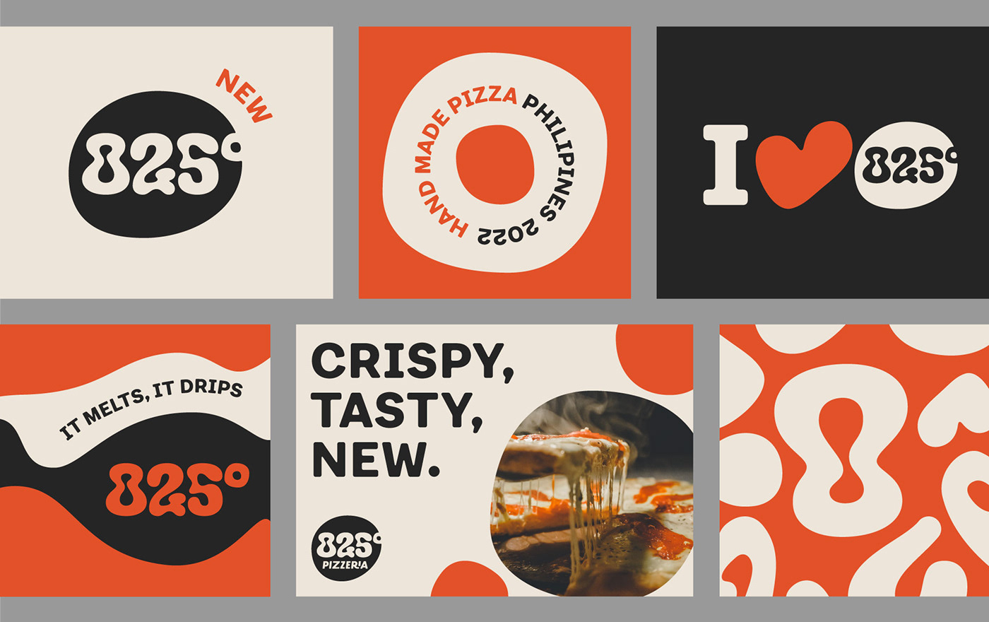 brand branding  Fast food Food  identity logo philippines Pizza restaurant visual identity