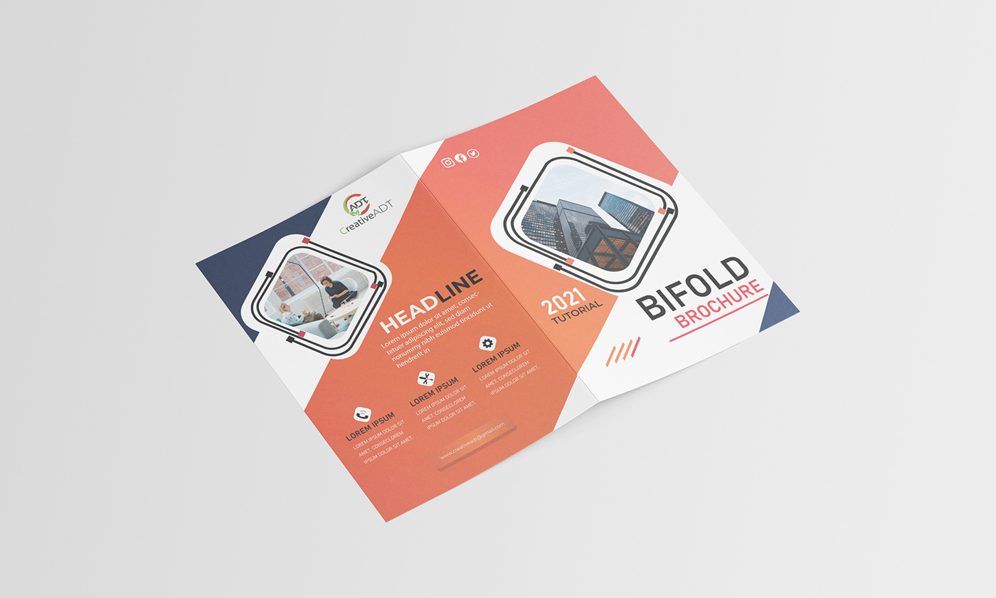Bi fold Brochure Design flyer bi fold brochure bi fold design brochure design Social media post Advertising  brand identity marketing  