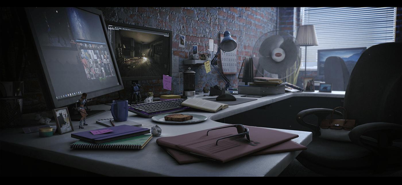 lighting Office realtime UE4 Unreal Engine