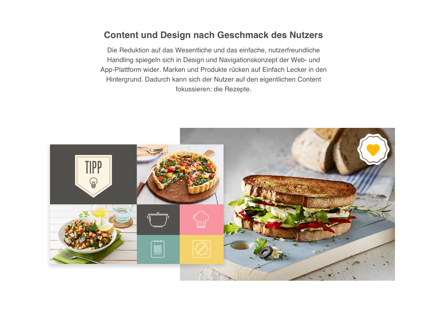 user experience Unilever Food  recipes Appdesign Webdesign Responsive art direction 