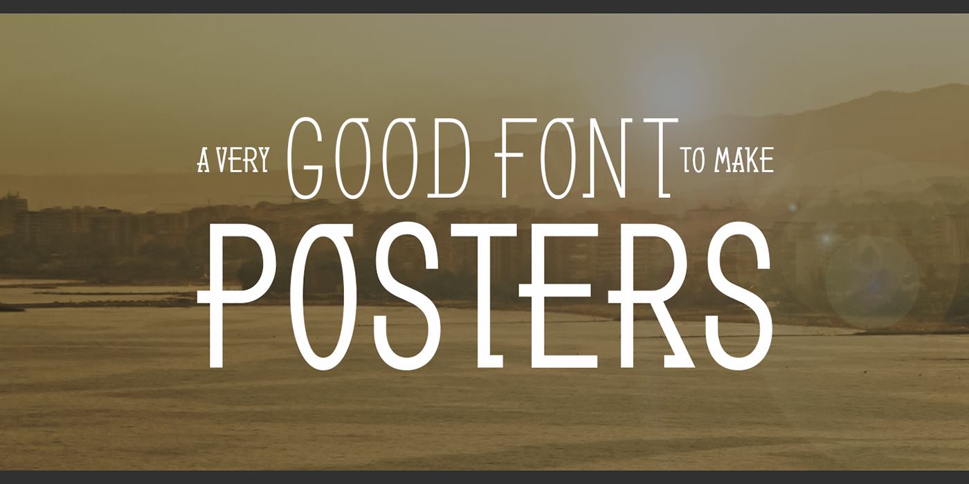 font poster only-caps uppercase all-caps Typeface