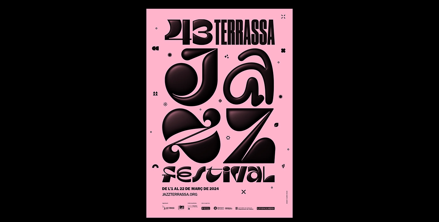 lettering typography   visual identity brand Graphic Designer jazz jazz festival festivalidentity music graphic design 