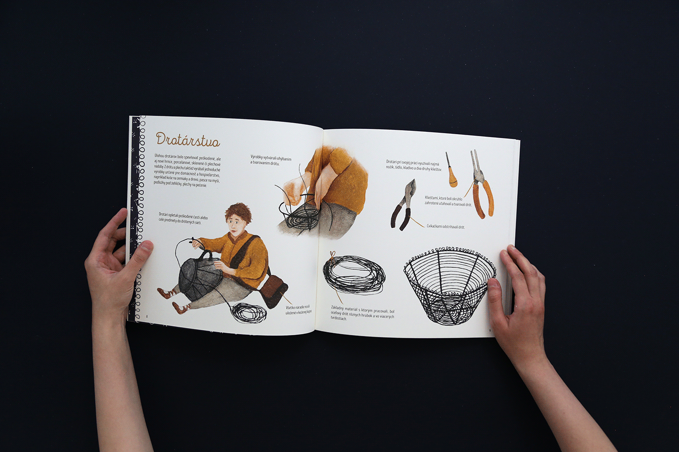 aquarelle book book design children's book Folklore ILLUSTRATION  illustrations publication slovakia Illustrated book