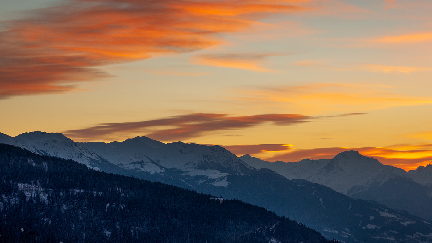 alps france Landscape mountain sunset