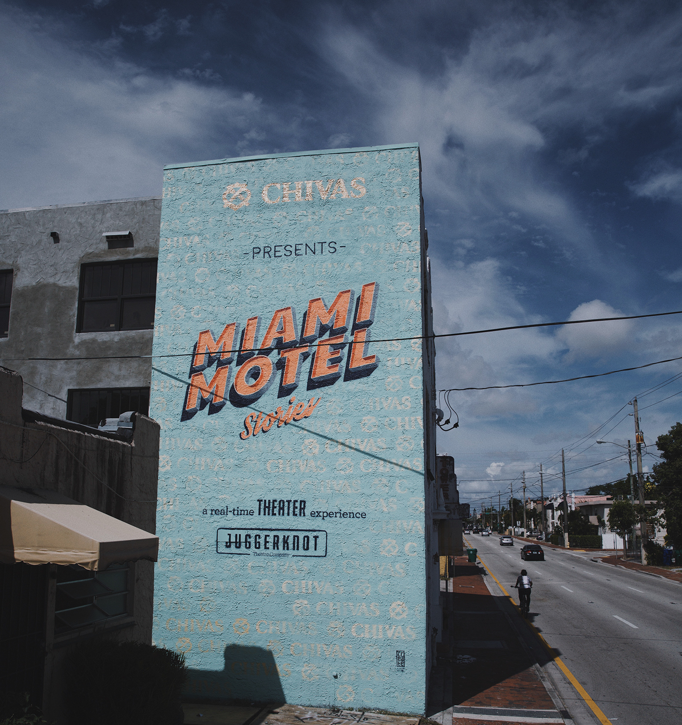 typography   miami motel tipografia Mural chivas typography mural letters theater  Happy Holidays