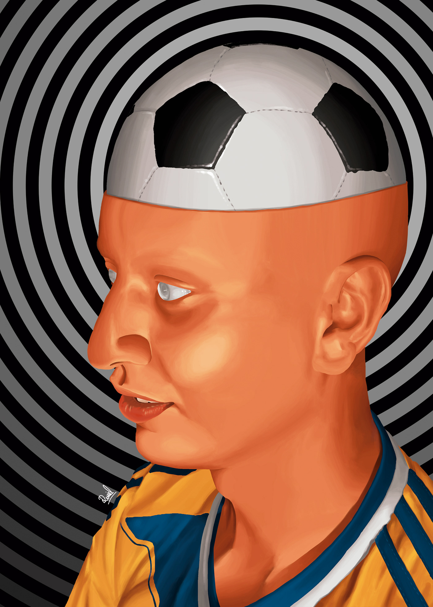 ilustracion ILLUSTRATION  football colombia imagenpalabra Colombian soccer digital illustration ilustración digital #IP8