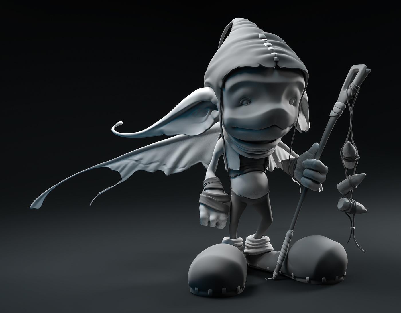 Gnomon pixie Zbrush sculpture 3D art digital Character Magic   Autodesk