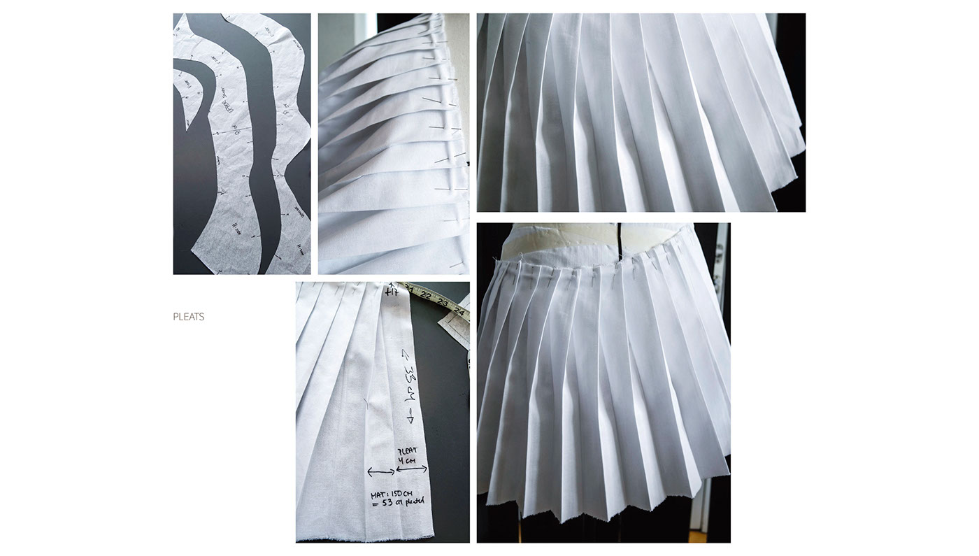 fahion draping design student Shingo Sato Technique process Viadesign
