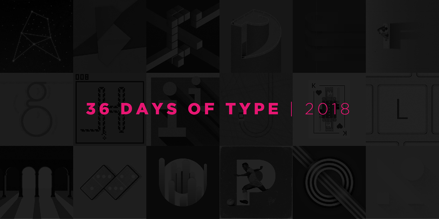 3ydaysoftype typography   graphic design  ILLUSTRATION 