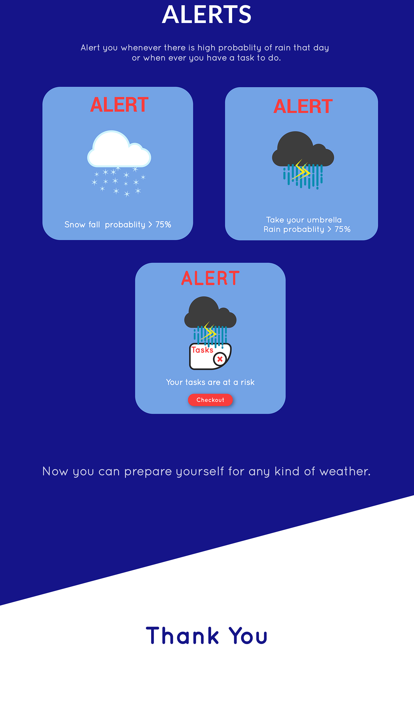 weather app UI ux calendar Mobile app illustrations