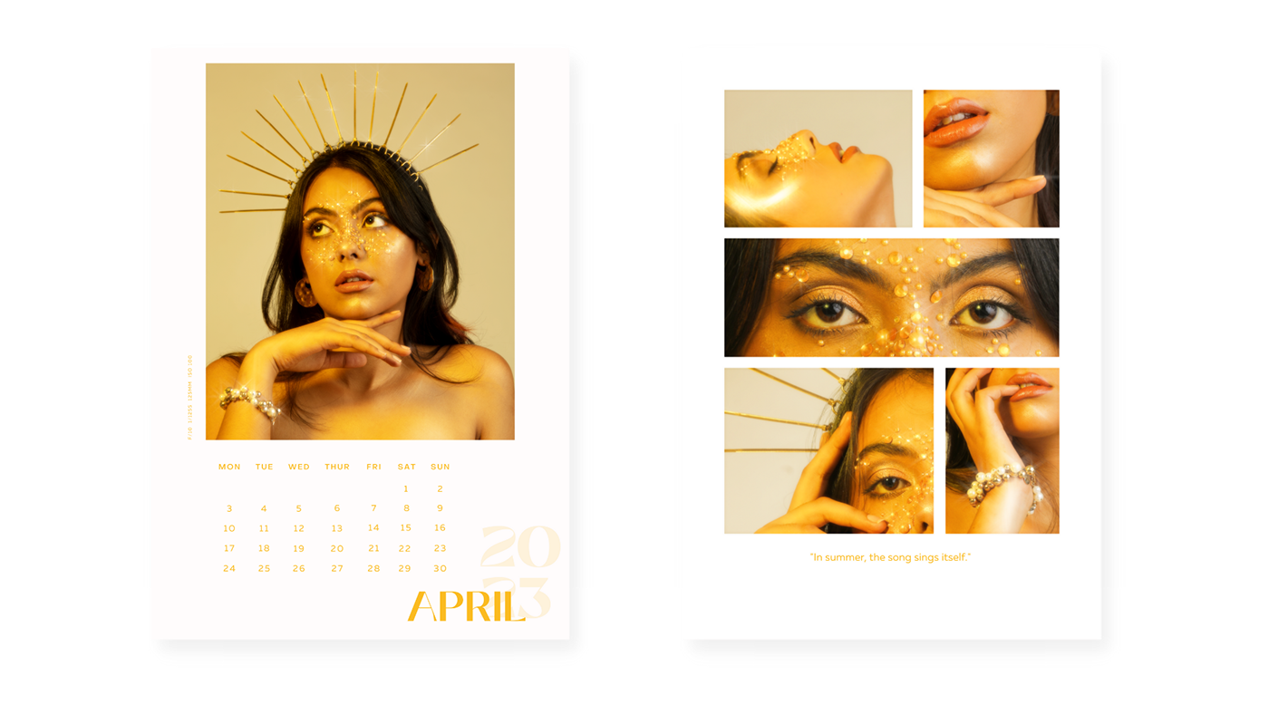 Photography  styling  Fashion  portrait editorial makeup euphoria calendar design Layout photoshoot