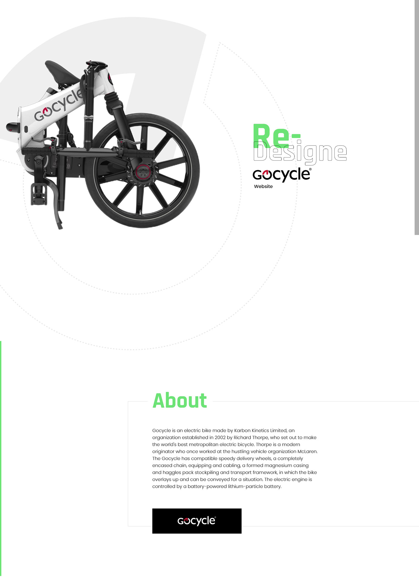 animation  branding  digital design Ebike electronic bike gocycle inspirational minimal motion UI/UX