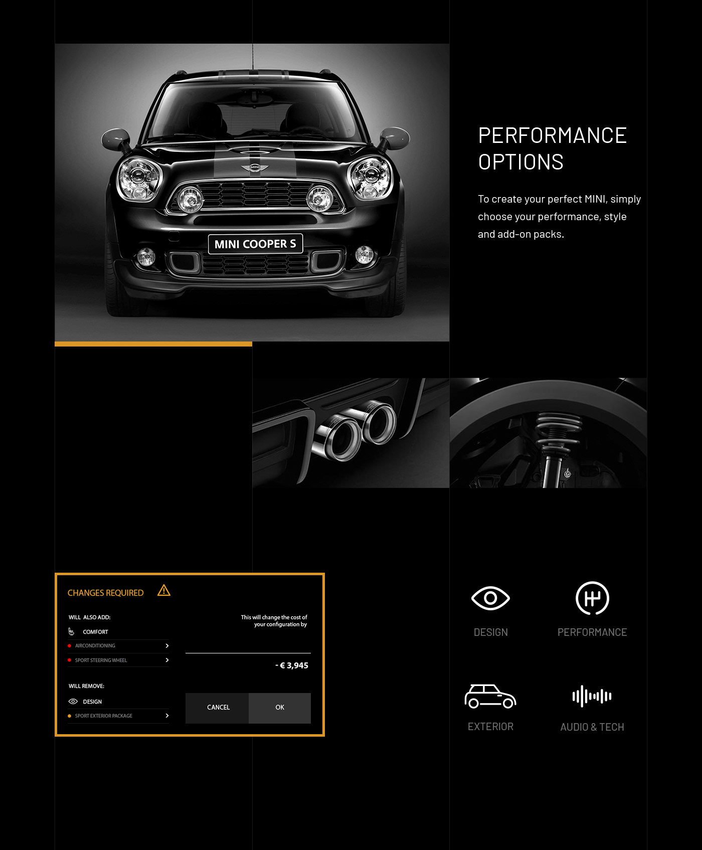 MINI automotive   configurator car Customize 3D interactive Web app