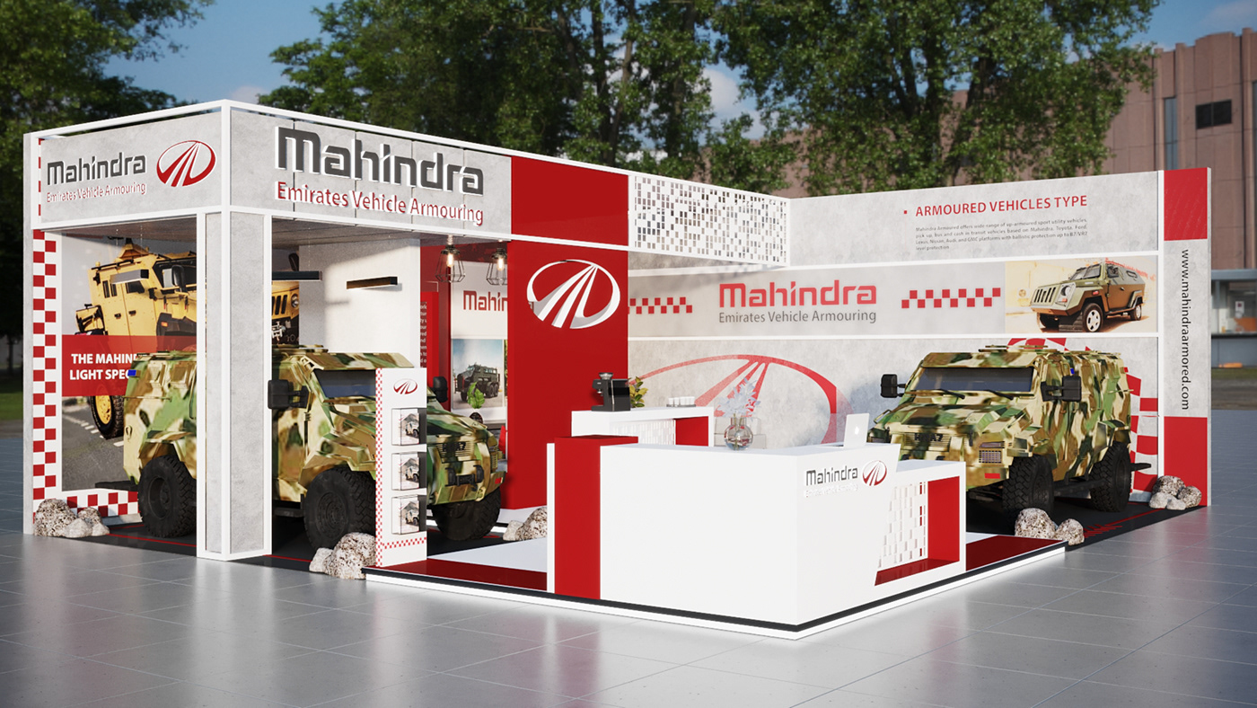 Armour booth Exhibition  Stand Vehicle