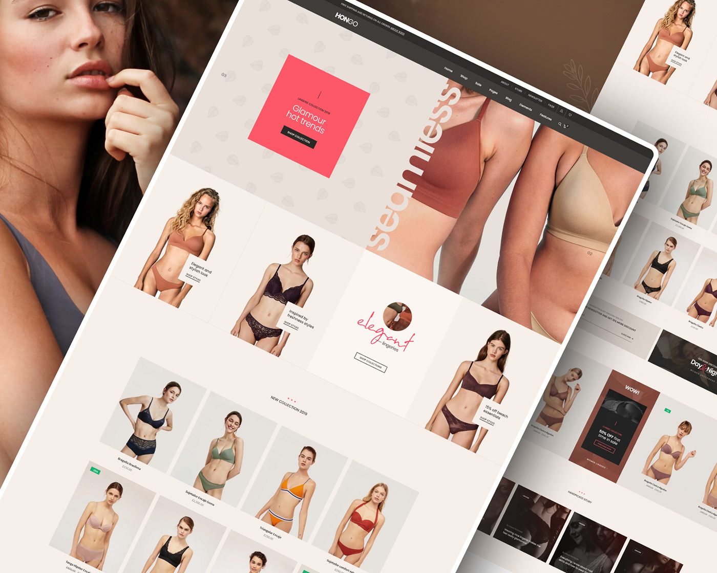 Lingerie Design lingeries lingerie website design lingerie store Bikini Design online shopping