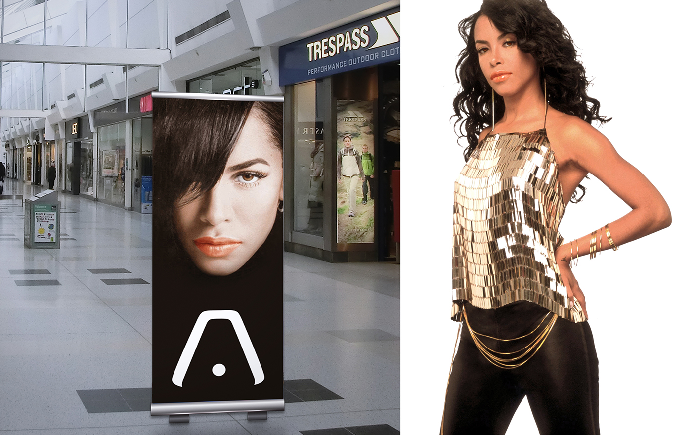 Aaliyah babygirl DVart Album design rebranding