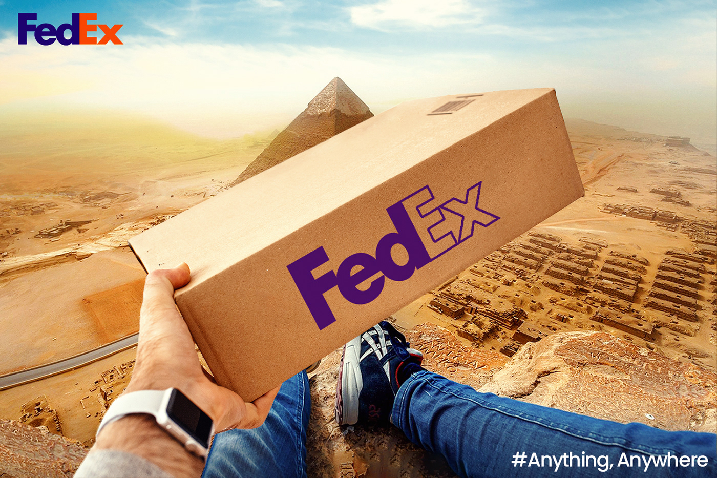 art Behance concept expectation express fedex music pyramids shipping tracking