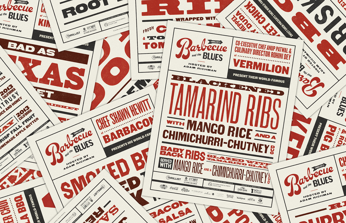 Food  festival branding  typography   menu Signage BBQ