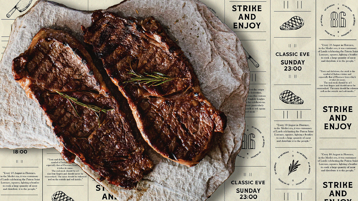 bar brand identity branding  meat meat branding meat restaurant restaurant steak Steakhouse Steakhouse branding