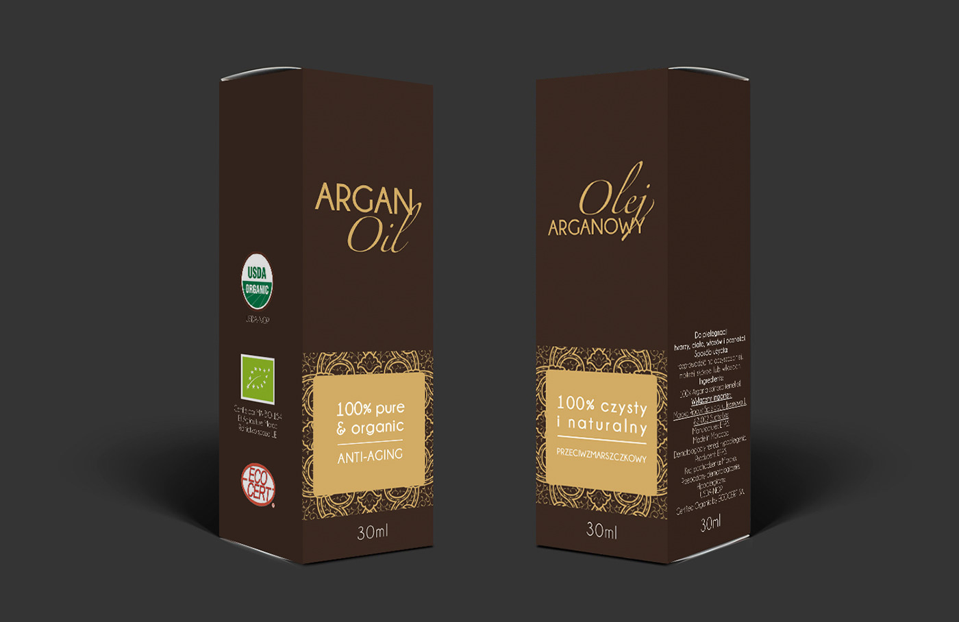 logo Packaging Label graphic design  product design  cosmetics argan oil marocco