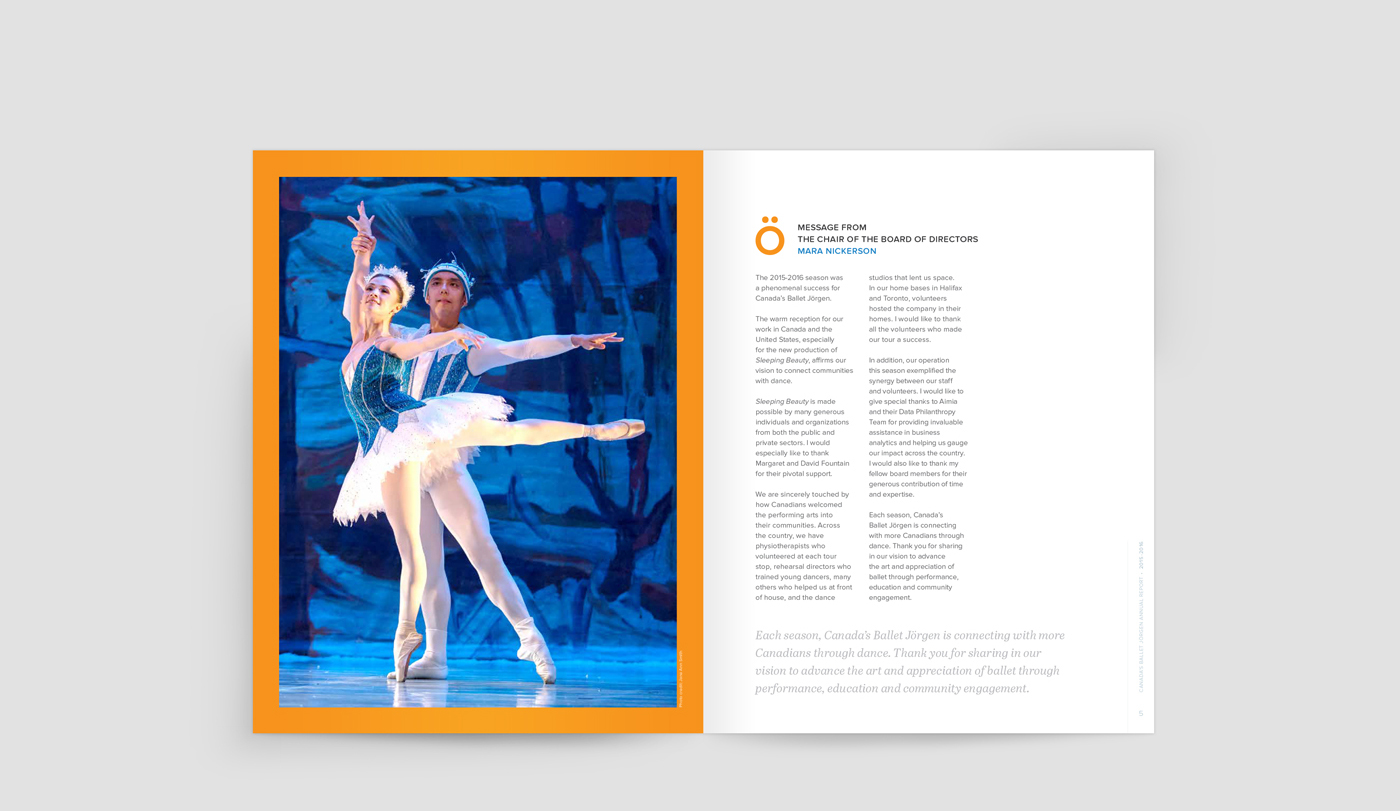 ballet annual report magazine report statistics