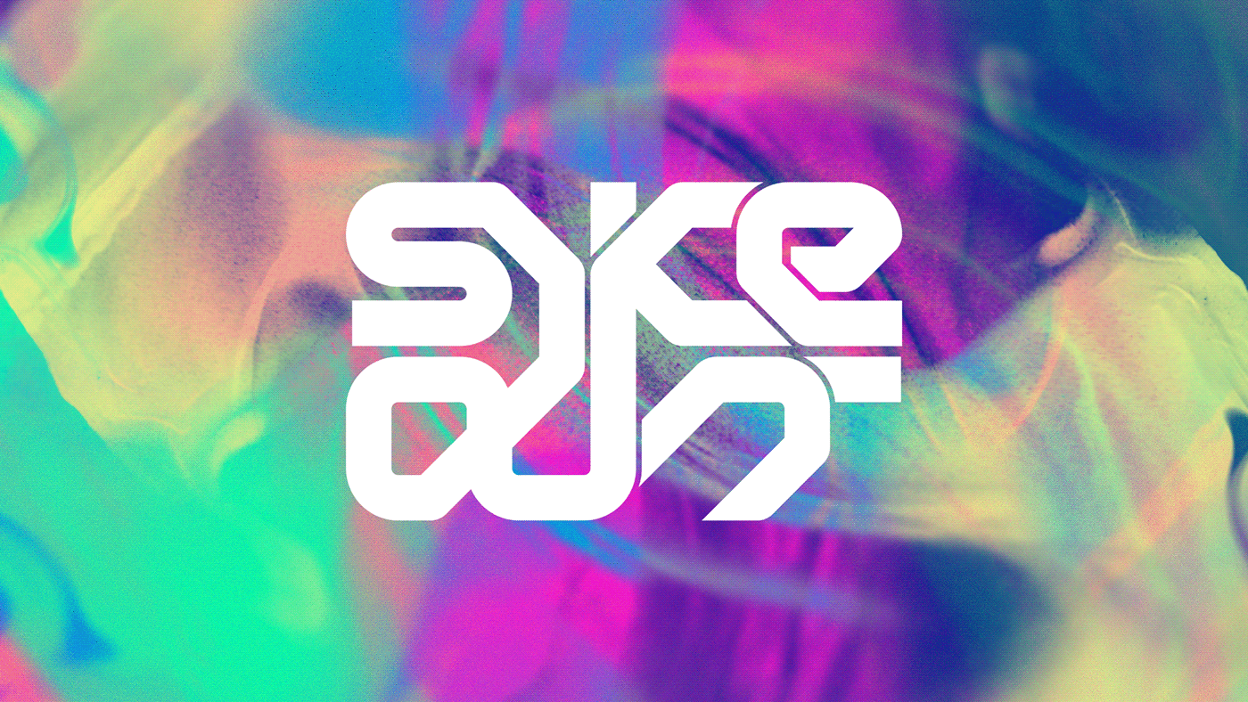 angular branding  Cyberpunk future futuristic modern pop typography   music pho-ku