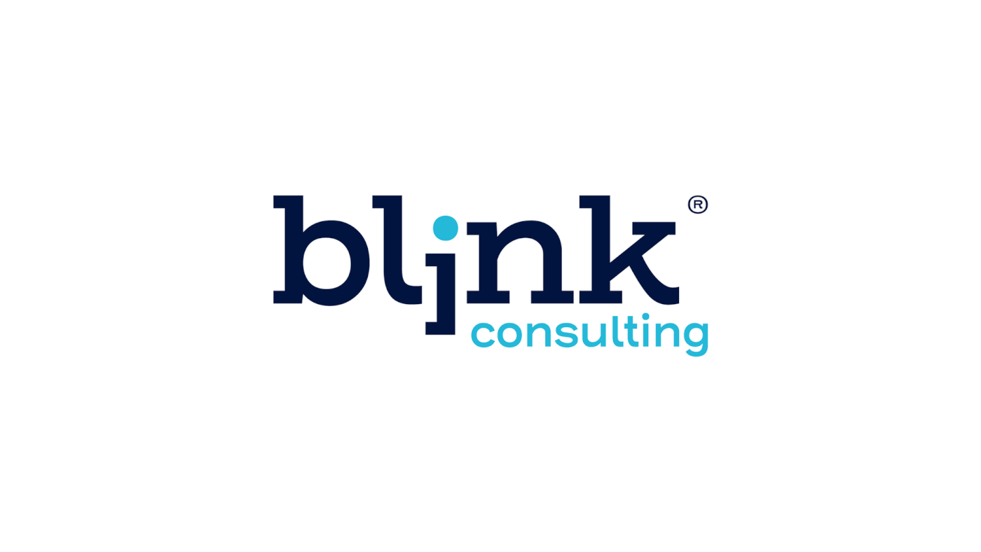 blink blue circle consultancy Consulting human Human Resources lowercase minimal