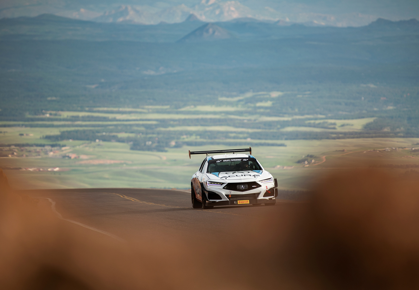 Acura automotive   Automotive Photography Landscape motorsports Photography  pikes peak Racing