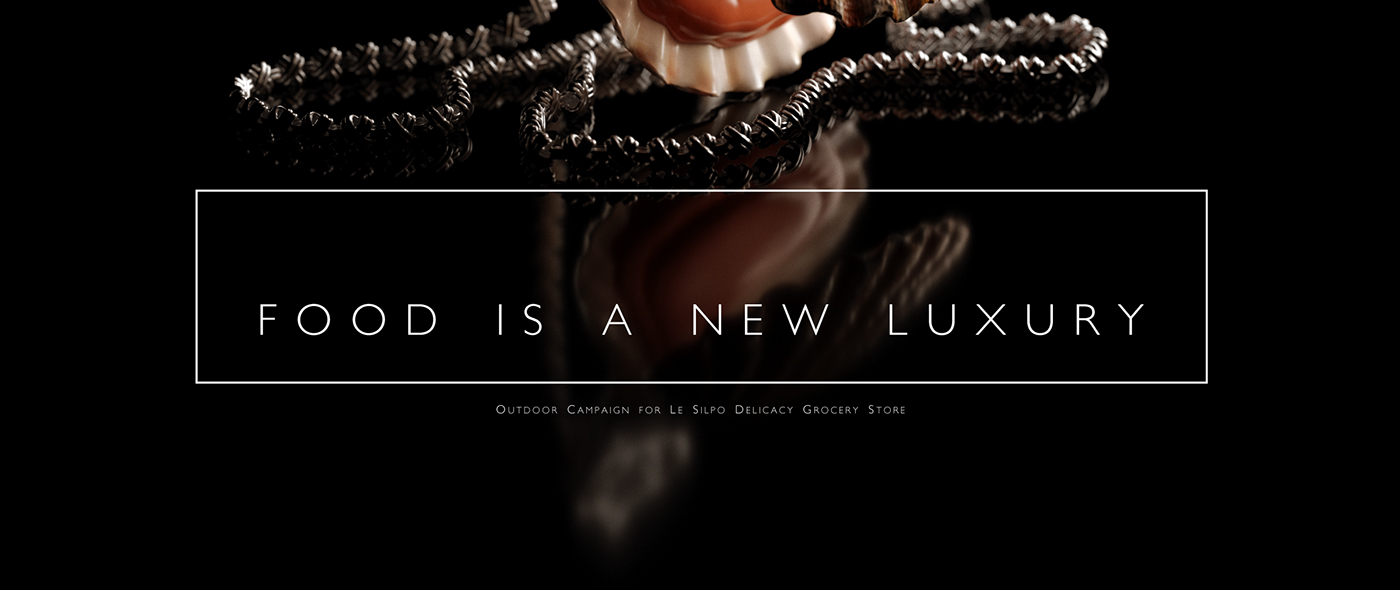 jewelry luxury Food  artichoke scallop caviar