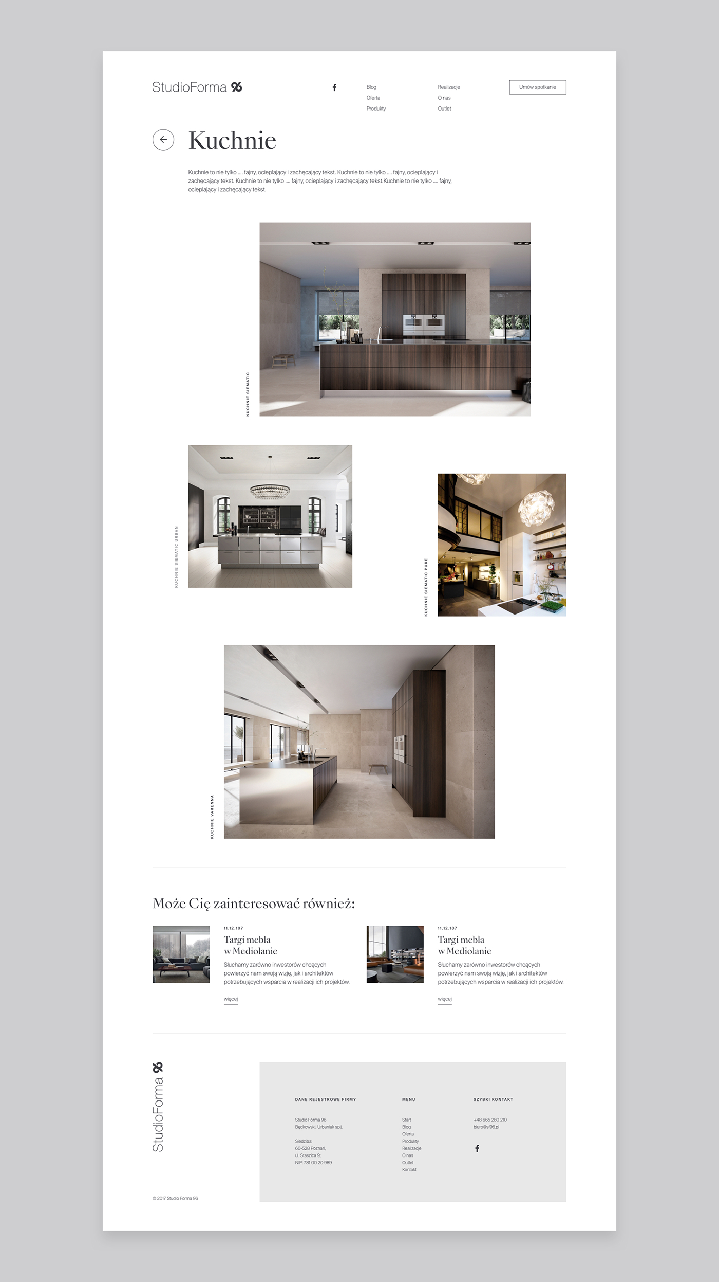 Interior branding  Webdesign furniture minimalistic clean
