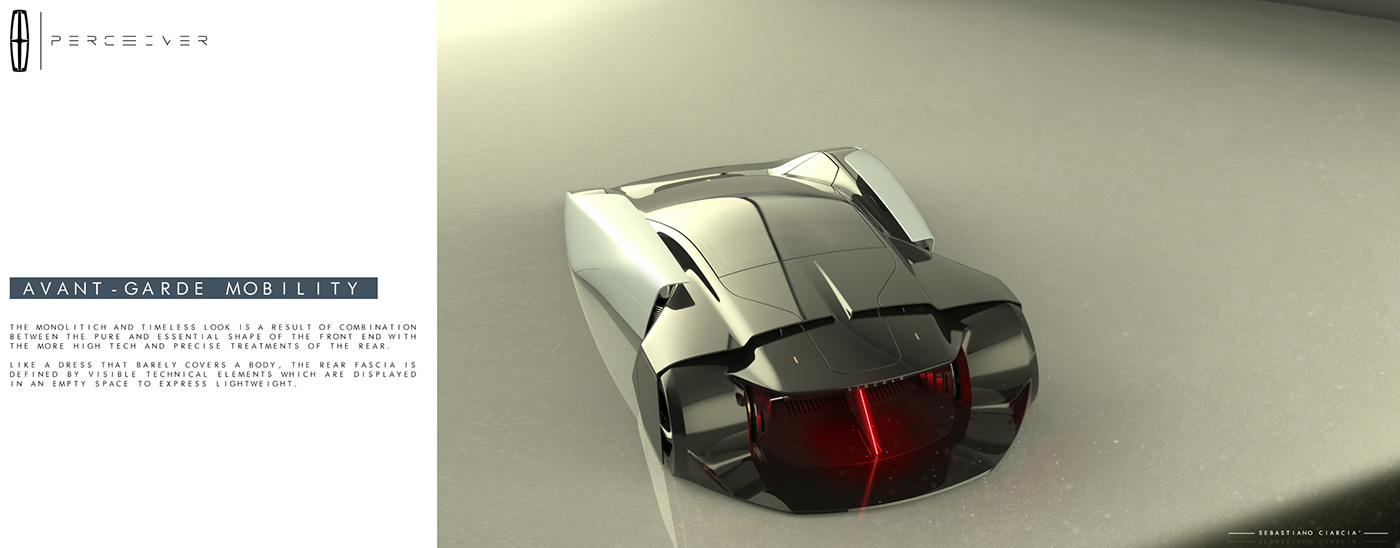 lincoln perceiver Lincoln Perceiver car design Automotive design lincoln concept lincoln design lincoln vision exterior design