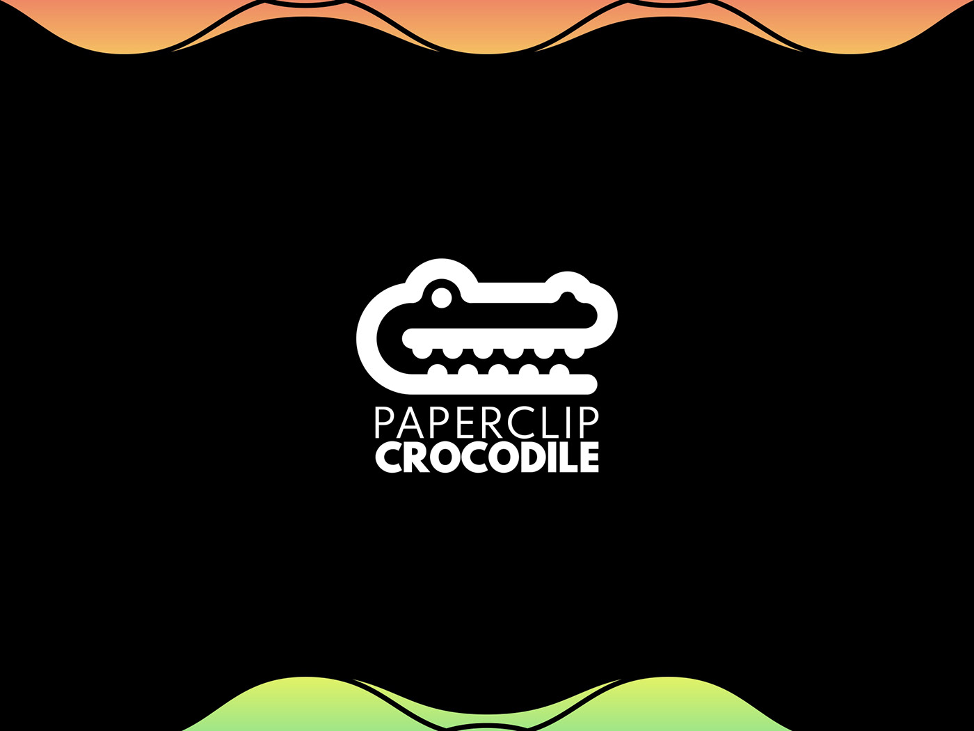 alligator croc crocodile document Logo Design logo designer logo for sale paper paperclip zzoe iggi
