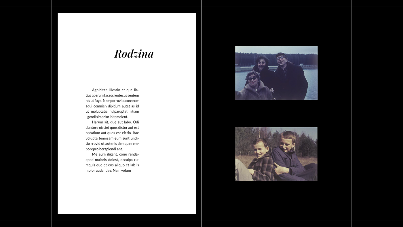 brochure Layout text Booklet concept grid typography  