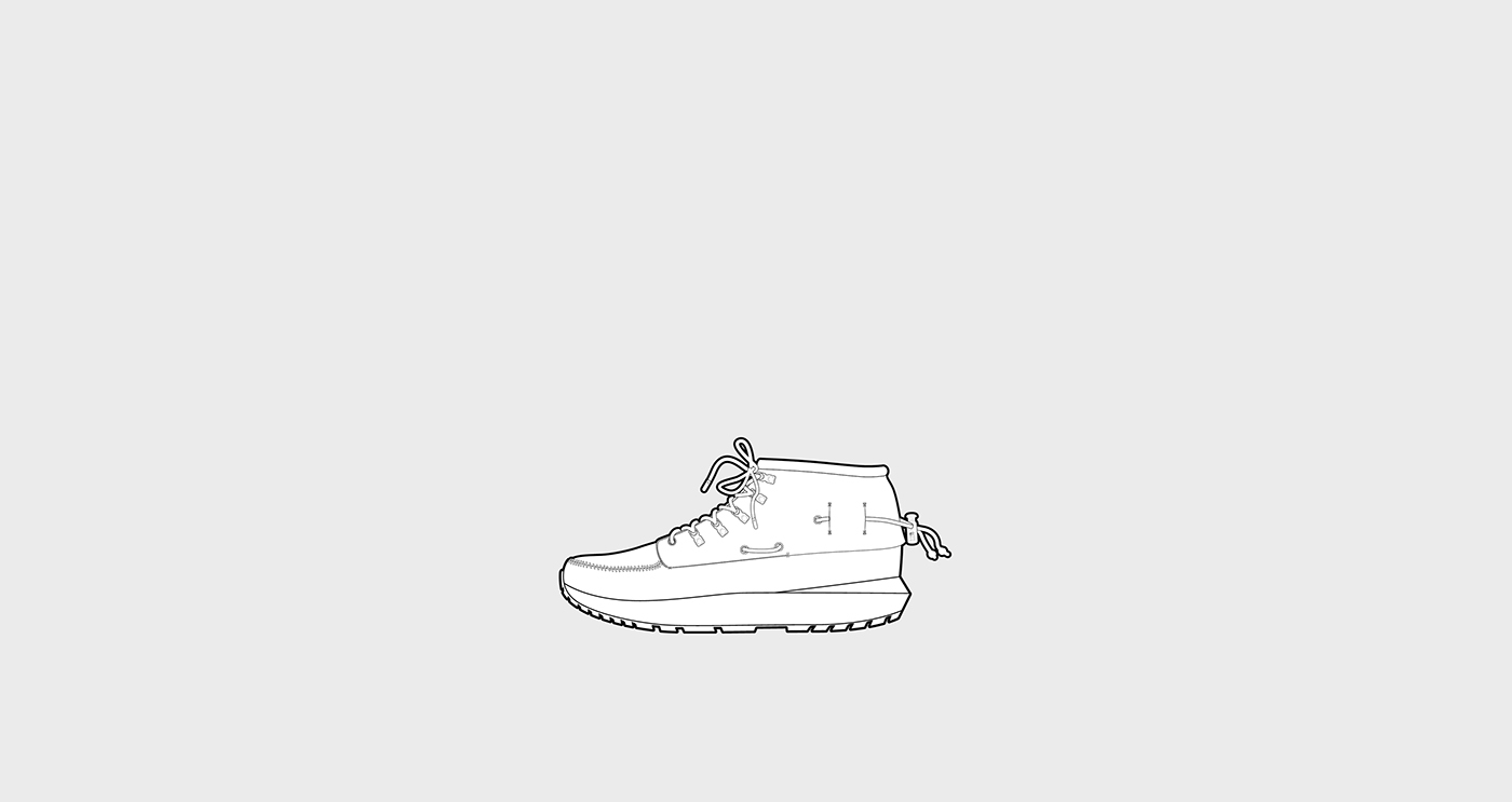 sketch photoshop Illustrator sketching shoes design reebok adidas Nike digital sketchbook Render wacom