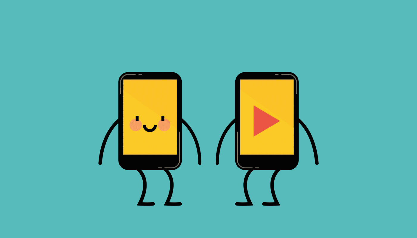 animated illustration animation  cell phone Love motion graphics 