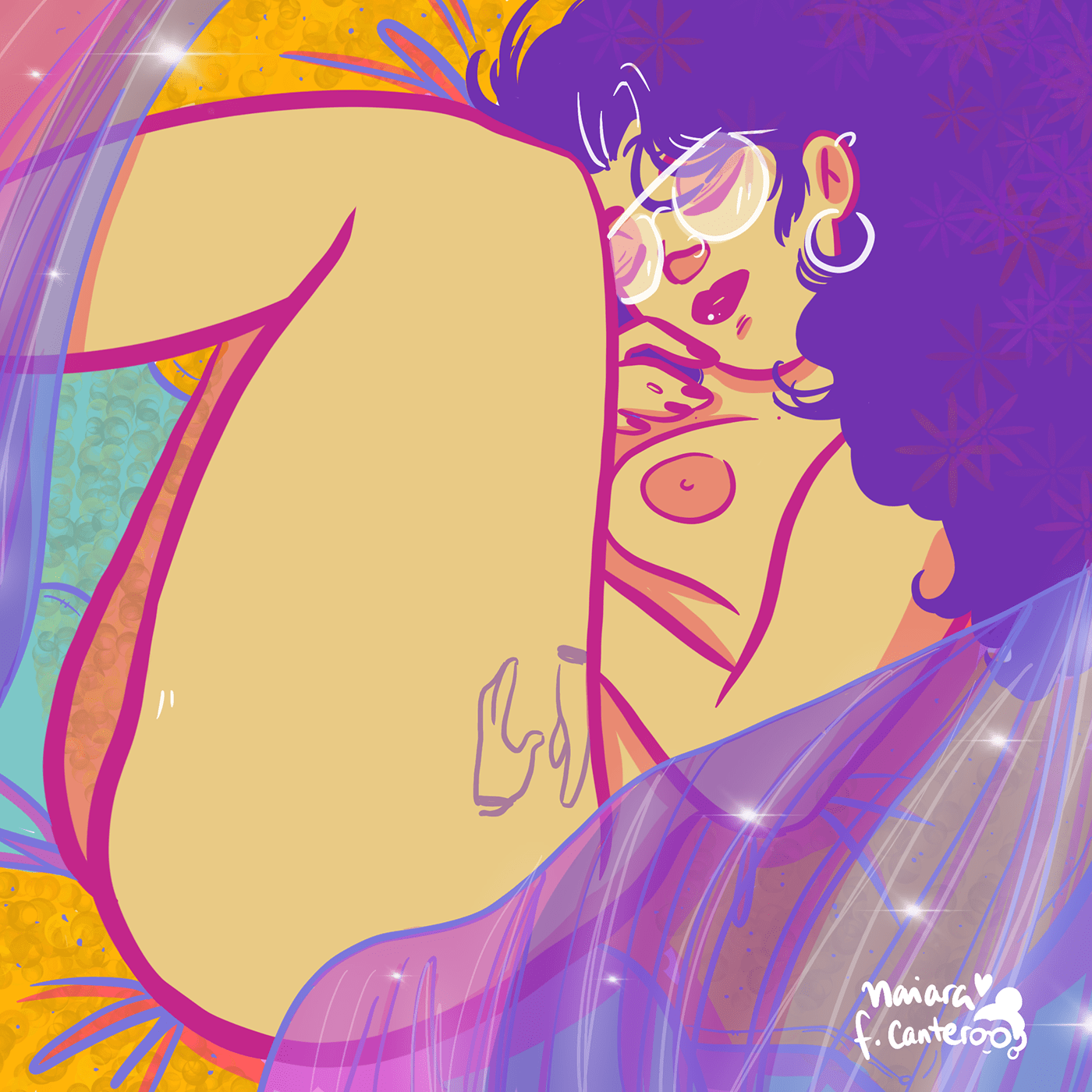bisexual colorful danae ILLUSTRATION  Klimt pride pride 2020 queer woman