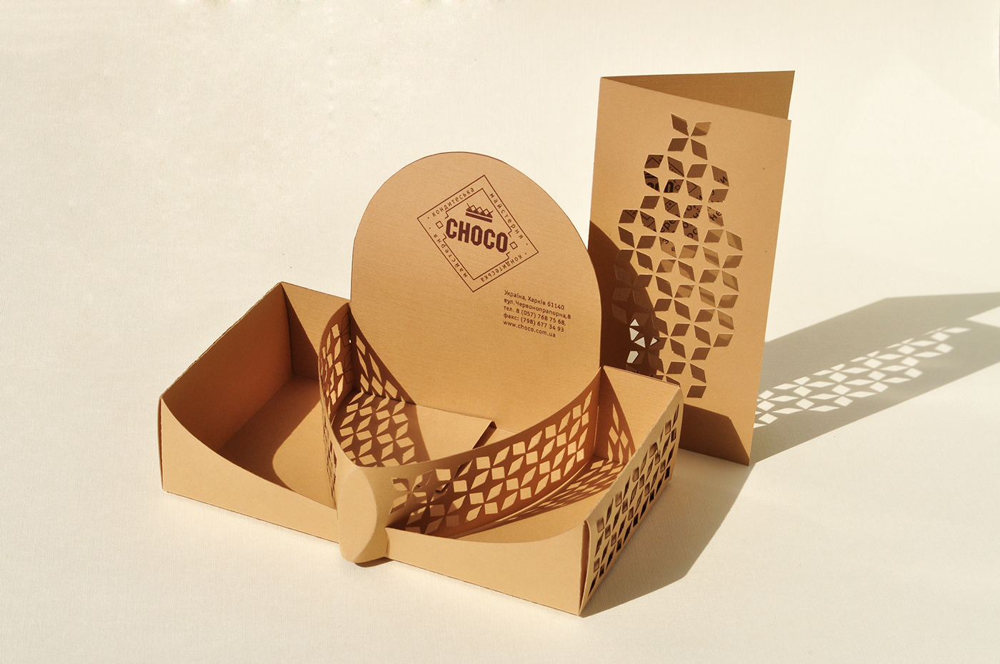 design Packaging choco chocolate hand made fabric factory logo Confectionery