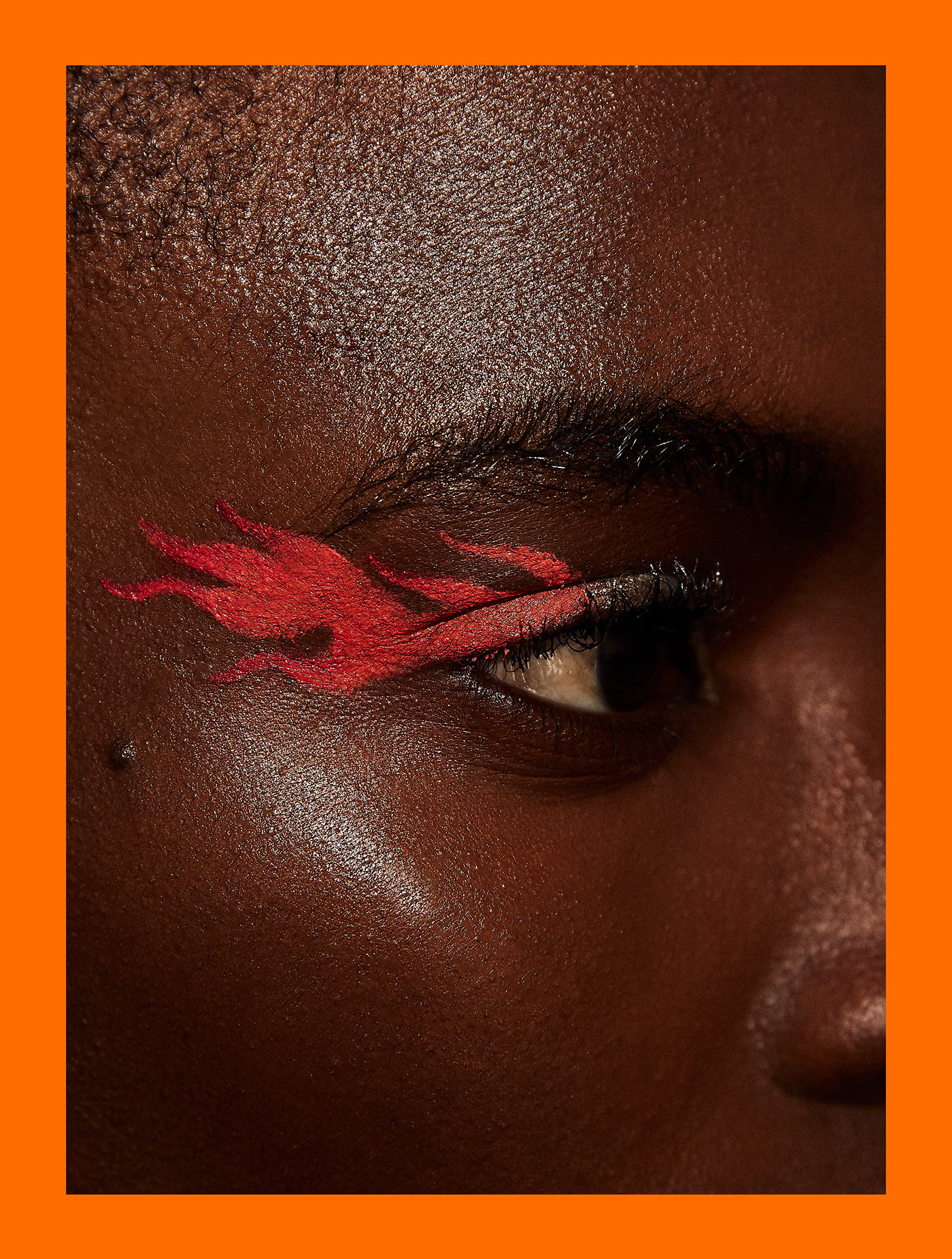 bosozoku black model model race Racing chile editorial Fashion  fashion photography orange