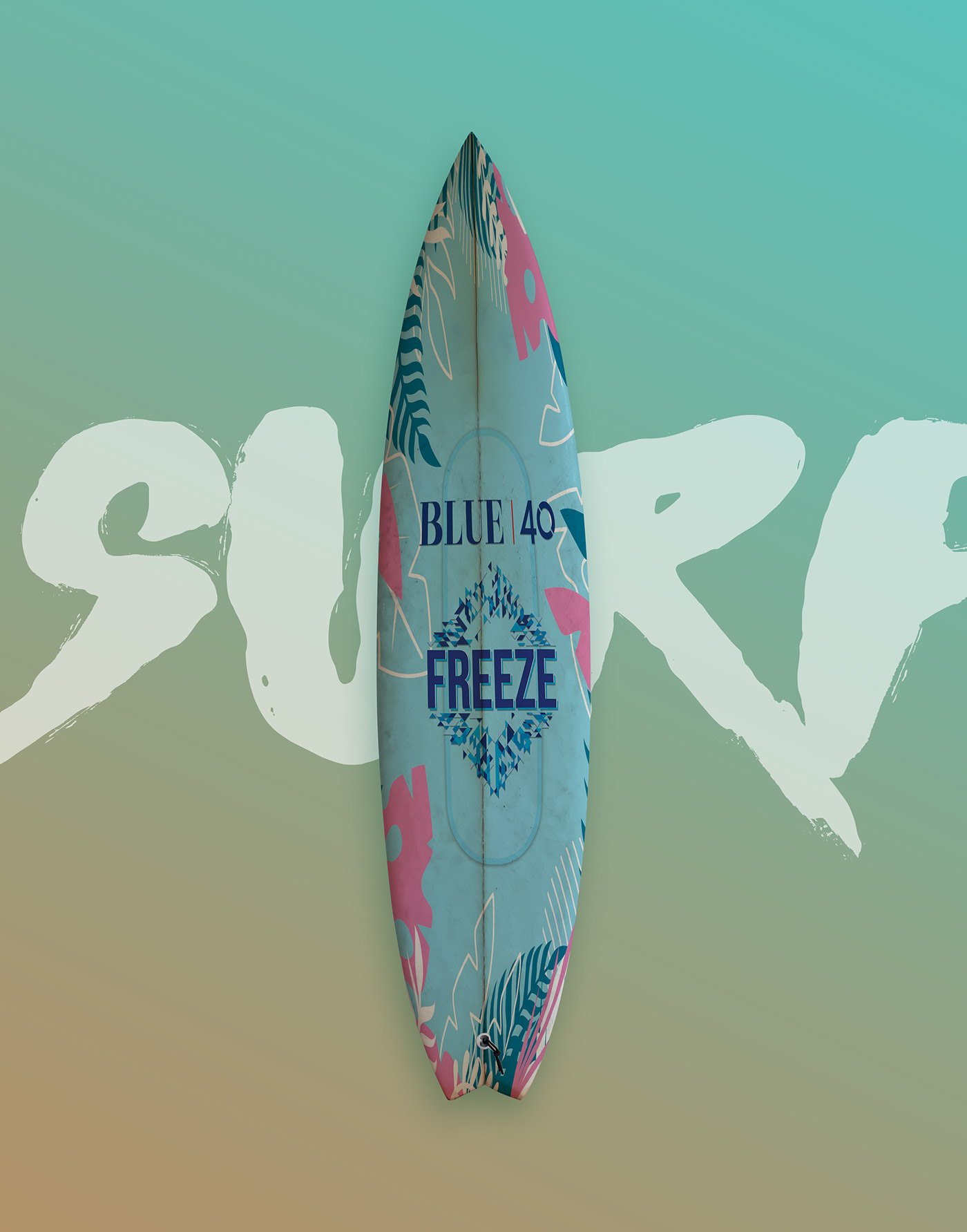 surfing surfboard surf design branding  identity adobe illustrator product design  industrial desperados blue40