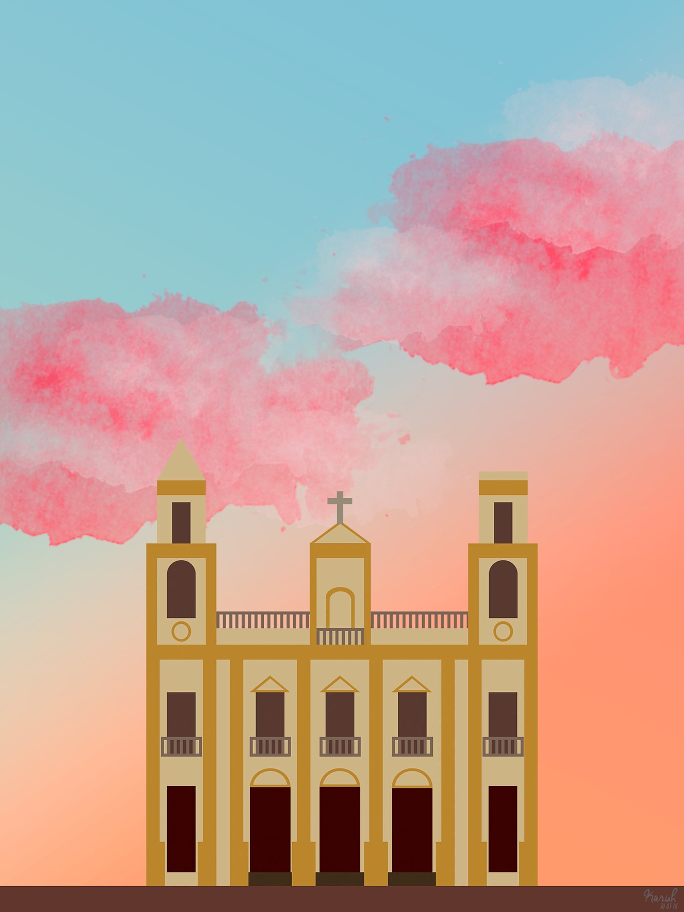 catedral nossa senhora da Conceição Ilustração Campina Grande
