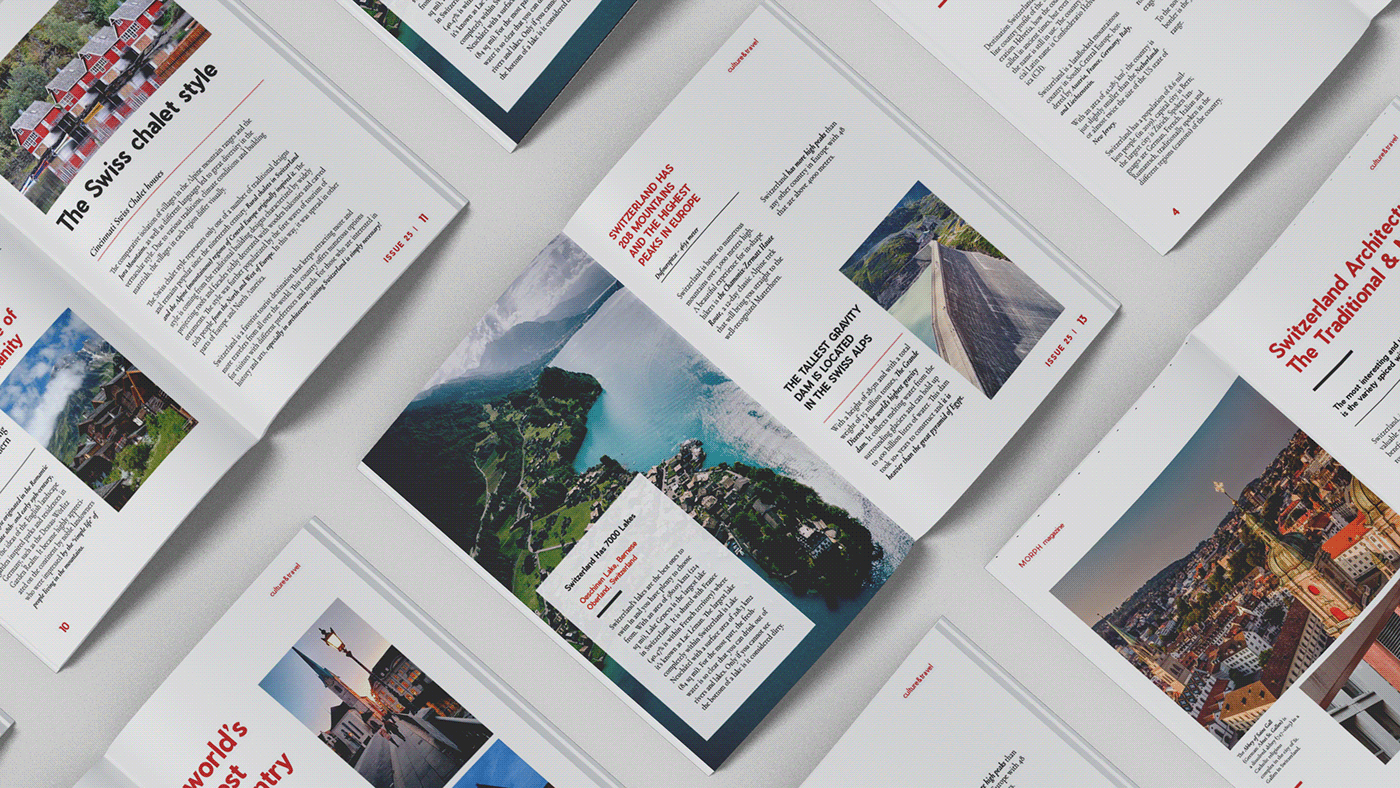brochure editorial editorial design  flyer Magazine Cover Magazine design print Switzerland