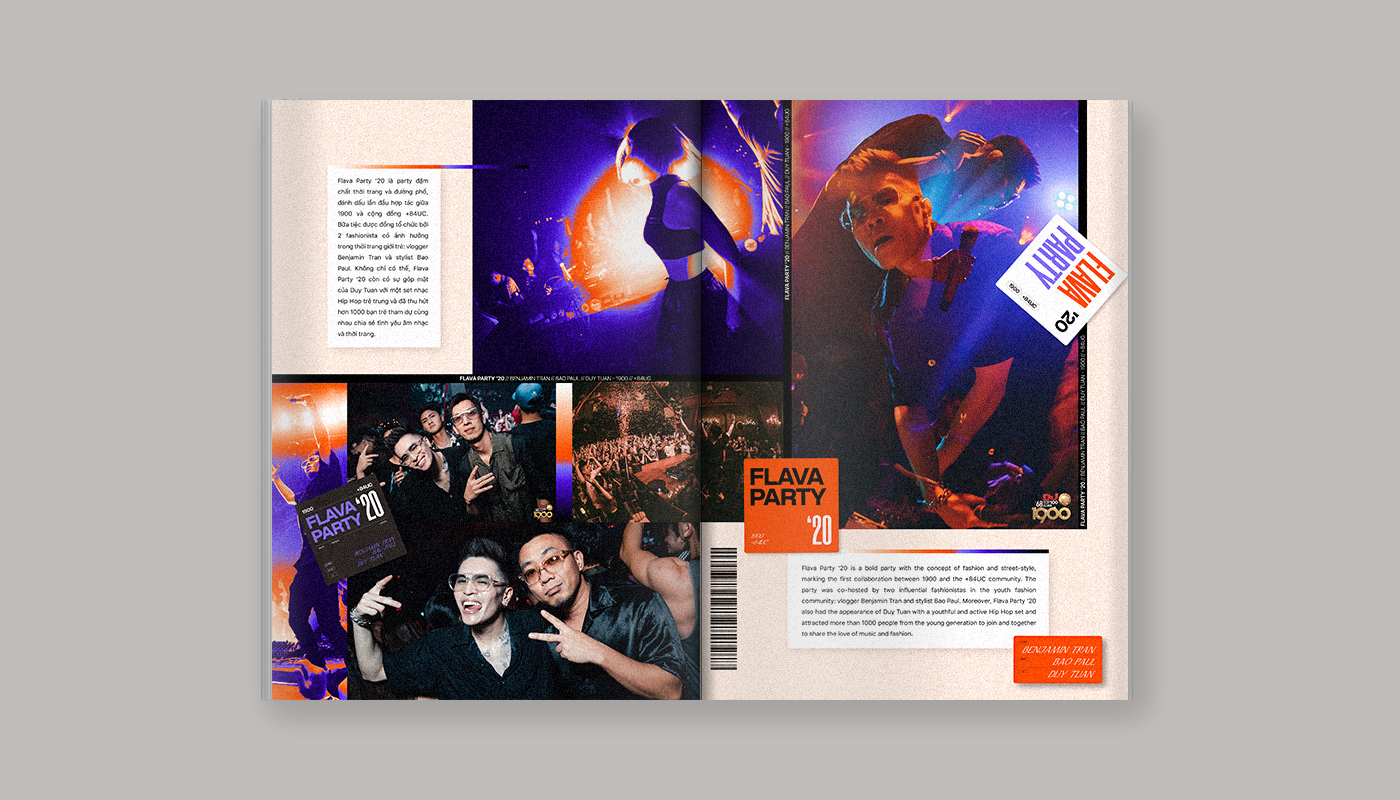 artist club cover dj editorial design  magazine party