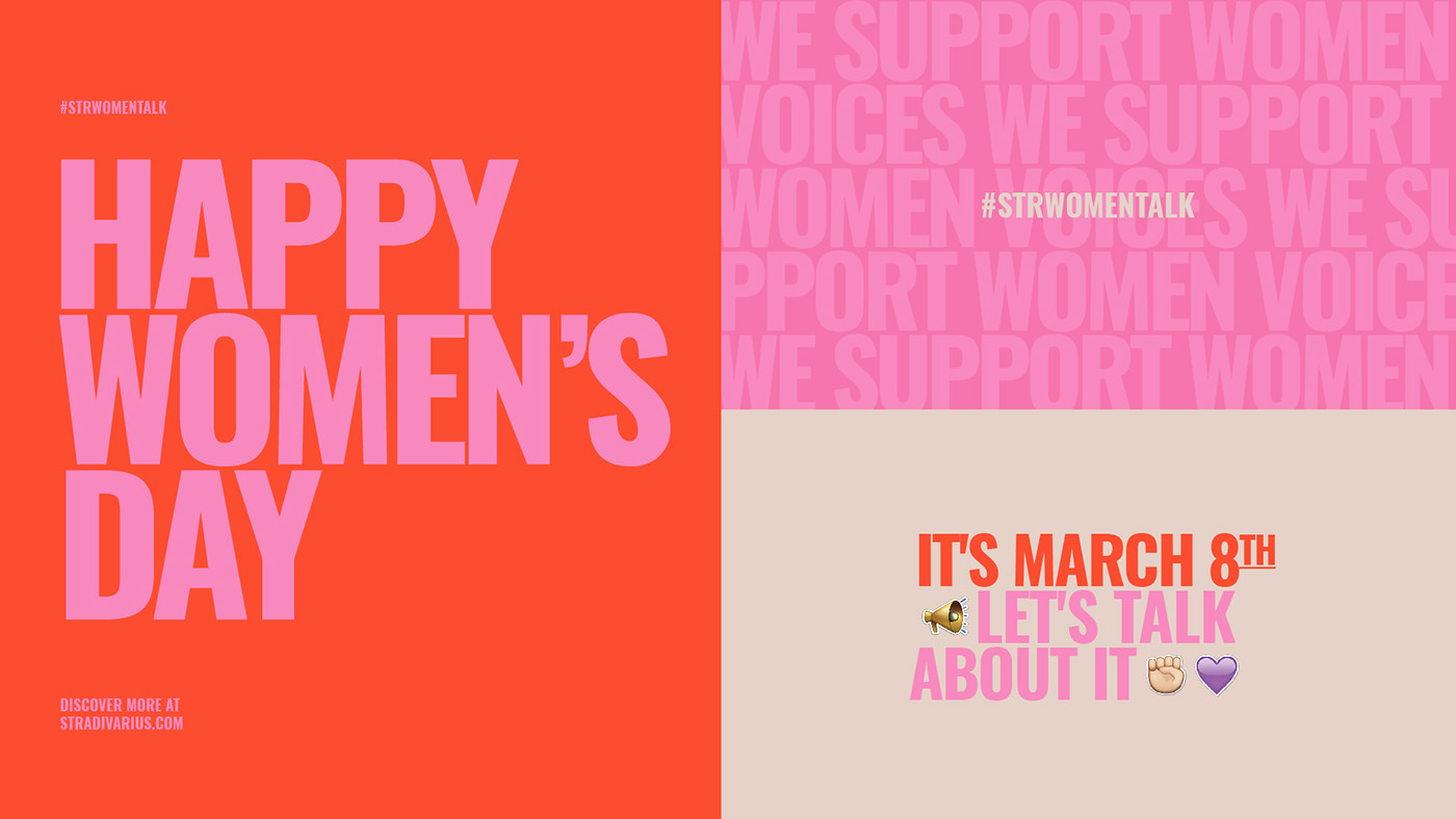 empower women Day march campaign Fashion  support