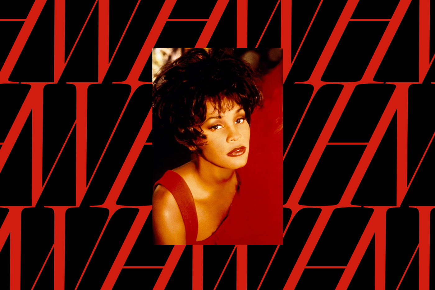 artist Brand Design brand identity branding identity Logotype music whitney houston design system editorial design