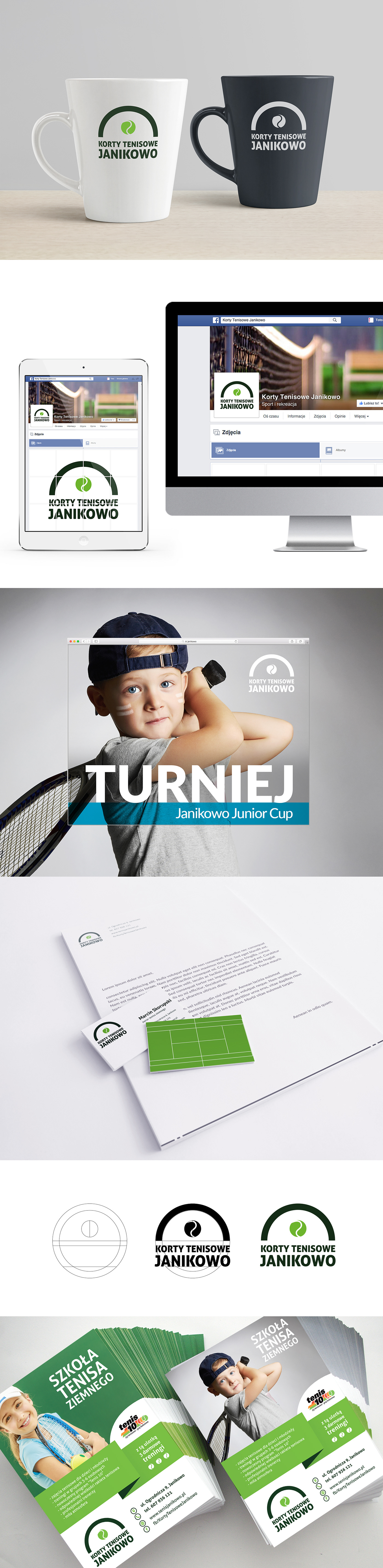 tenis children janikowo korty tennis courts tennis courts brand logo Logotype facebook innovation place sport kids
